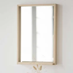 Pharao24 Garderobenspiegel mit Ablage Erulina> Wandspiegel|Schlafzimmerspiegel