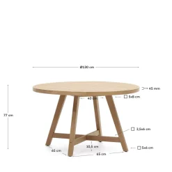 Gartenmöbel*Pharao24 Garten Massivtisch Umingo