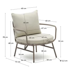 Gartenmöbel*Pharao24 Garten Sessel Udimala