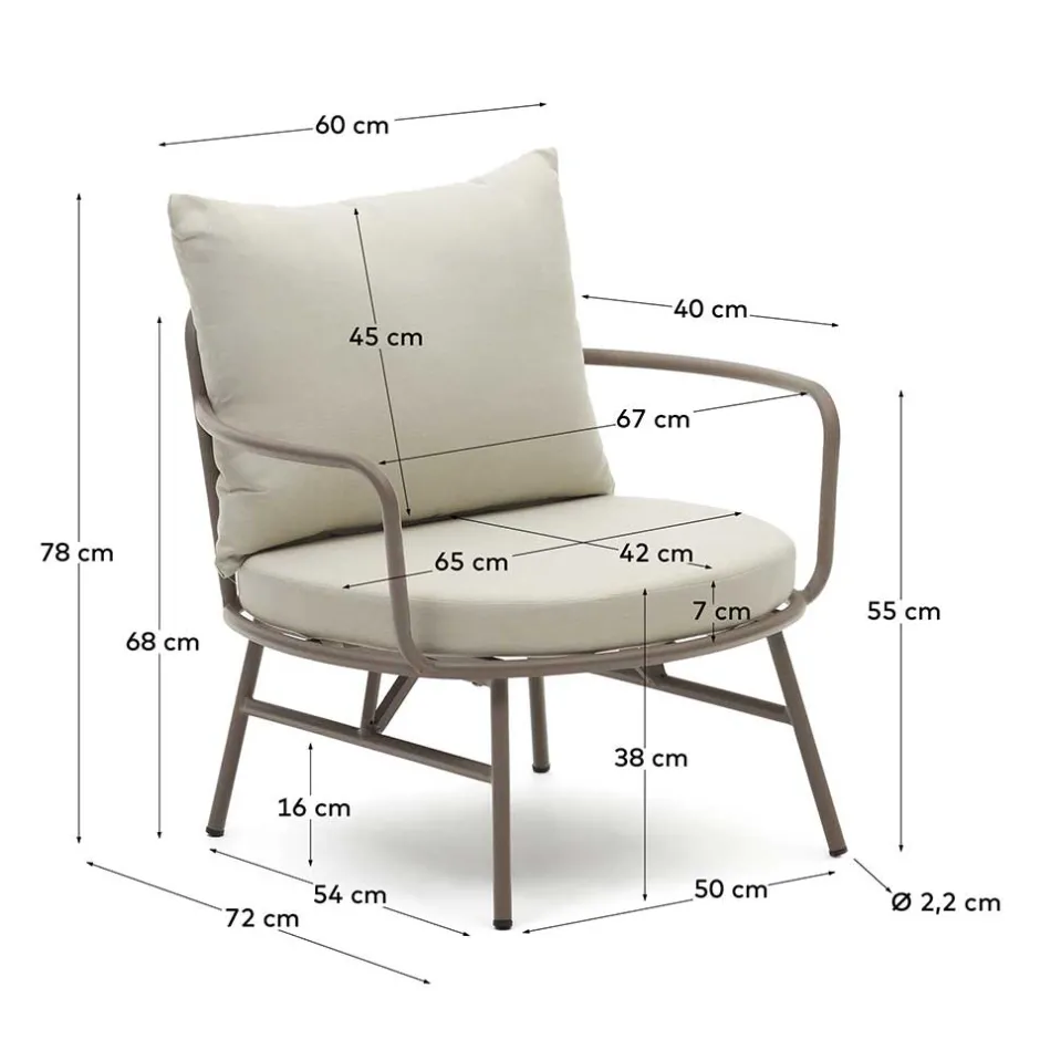 Gartenmöbel*Pharao24 Garten Sessel Udimala