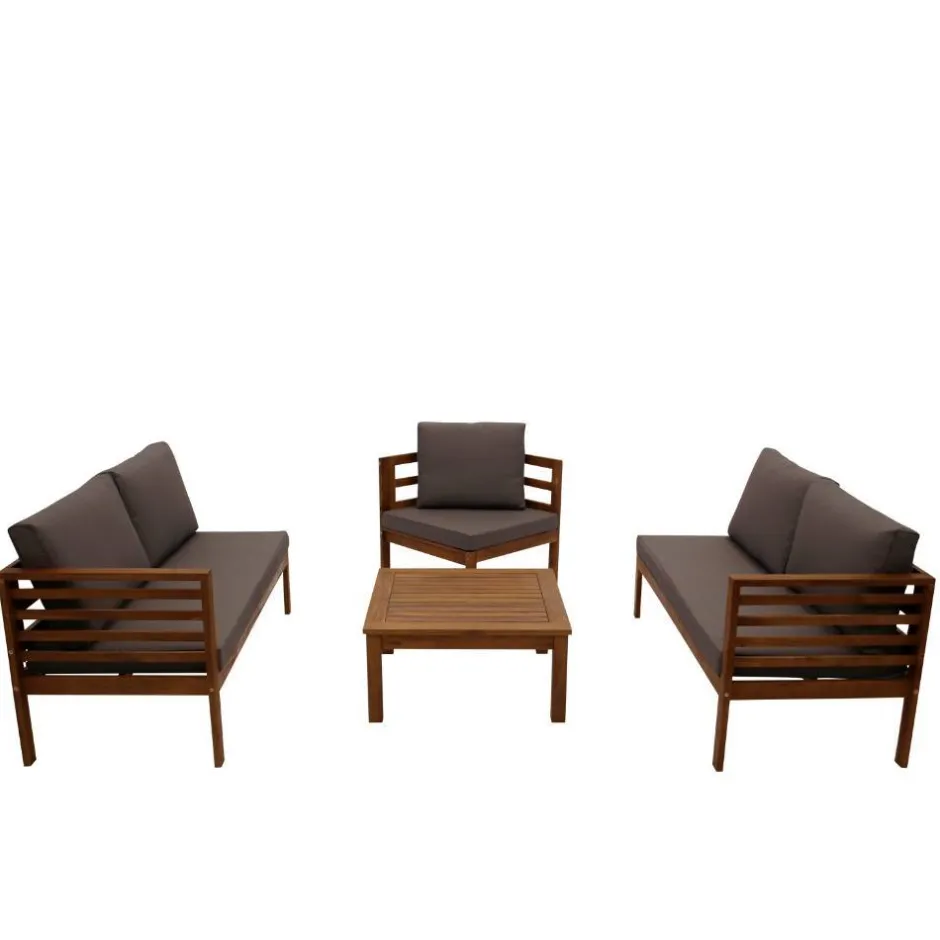 Gartenmöbel|Sitzgruppen*Pharao24 Gartensitzgruppe Linosius