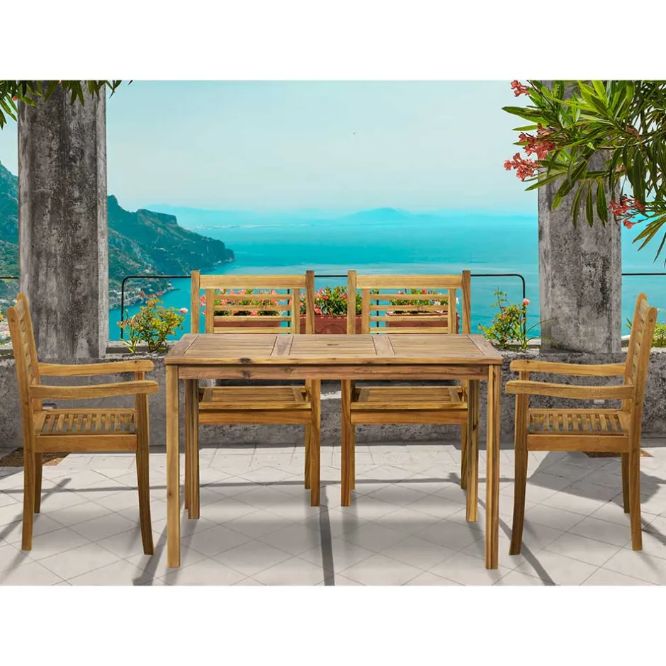 Pharao24 Gartensitzgruppe 5-teilig Lirinas> Sitzgruppen|Gartenmöbel