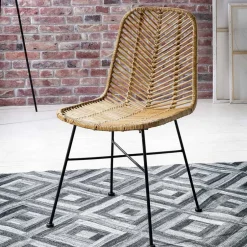 Küchenstühle|Esszimmerstühle*Pharao24 Geflechtstuhl Belzamiro