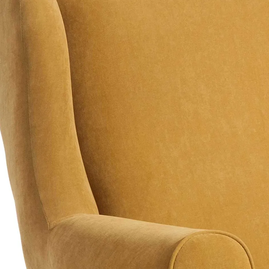 Pharao24 Gelber Ohrenbackensessel Cizio> Ohrensessel|Relaxsessel