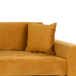 Pharao24 Gelbes 3er Sofa Aqua><noscript><img width=