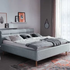 Pharao24 Gepolstertes Bett Elevetta> Funktionsbetten|Schubkastenbetten