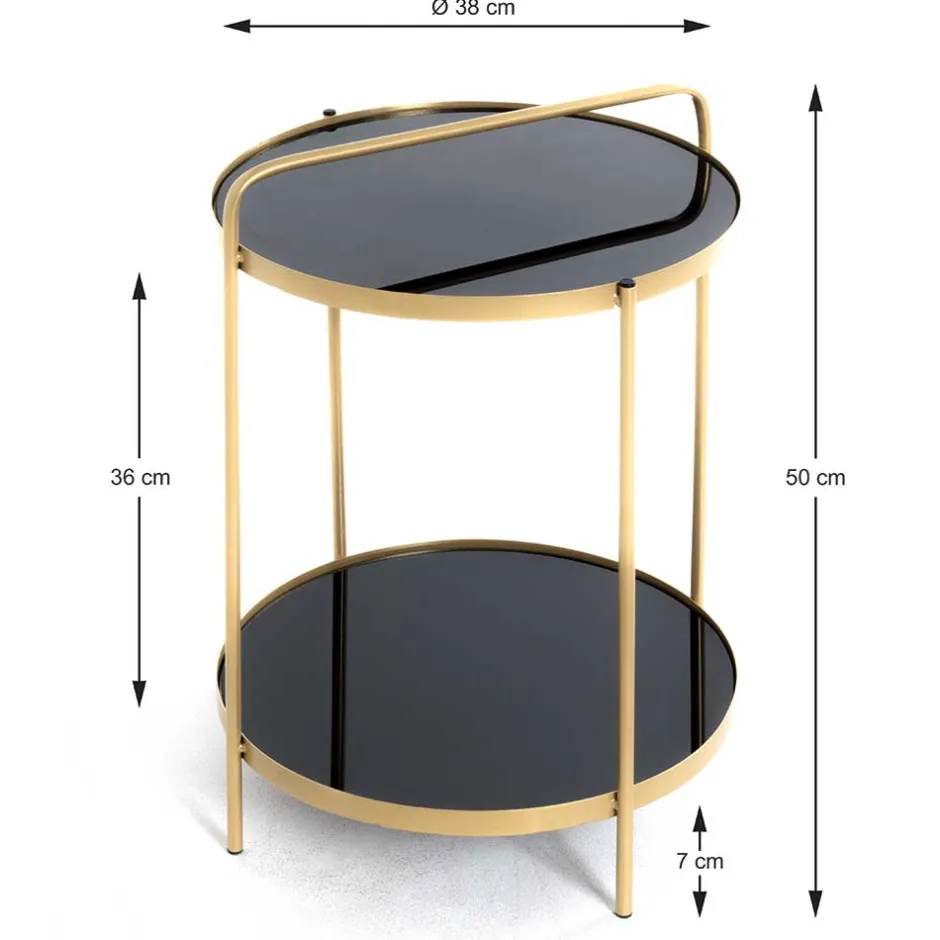 Pharao24 Glas Beistelltisch Ojana> Glastische