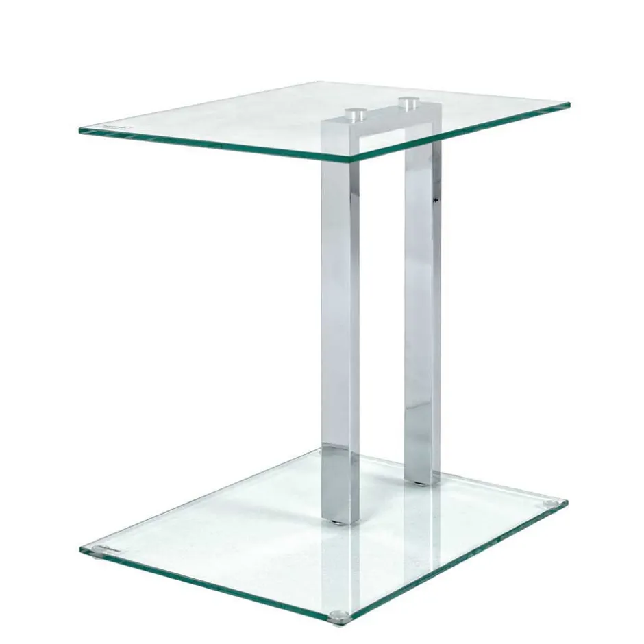 Pharao24 Glas Beistelltisch Permele> Wohnzimmertisch|Glastische