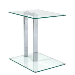 Pharao24 Glas Beistelltisch Permele> Wohnzimmertisch|Glastische