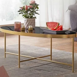 Pharao24 Glas Couchtisch Cassius> Couchtische|Glastische