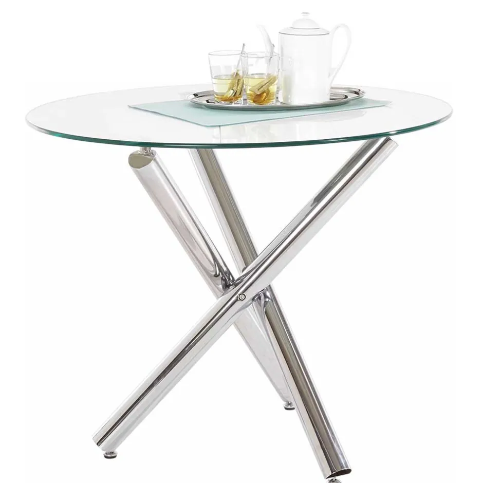 Küchentisch|Esstische*Pharao24 Glas Esstisch Gianko