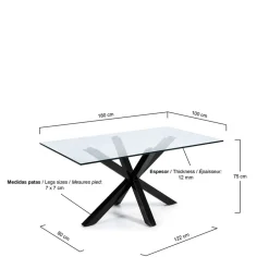 Pharao24 Glas Esszimmertisch Sinta><noscript><img width=
