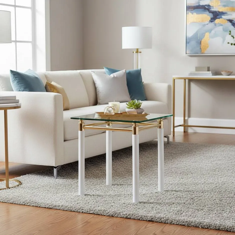 Pharao24 Glasbeistelltisch Royal> Glastische