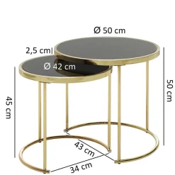 Pharao24 Glastisch Set Povendrid><noscript><img width=