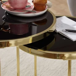 Pharao24 Glastisch Set Povendrid><noscript><img width=