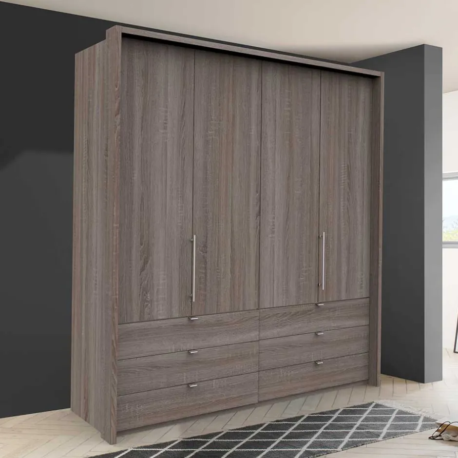 Jugendkleiderschrank*Pharao24 Gleittüren Ankleideschrank Vasilio