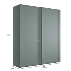 Schiebetürenschränke*Pharao24 Gleittürenschrank Forjan