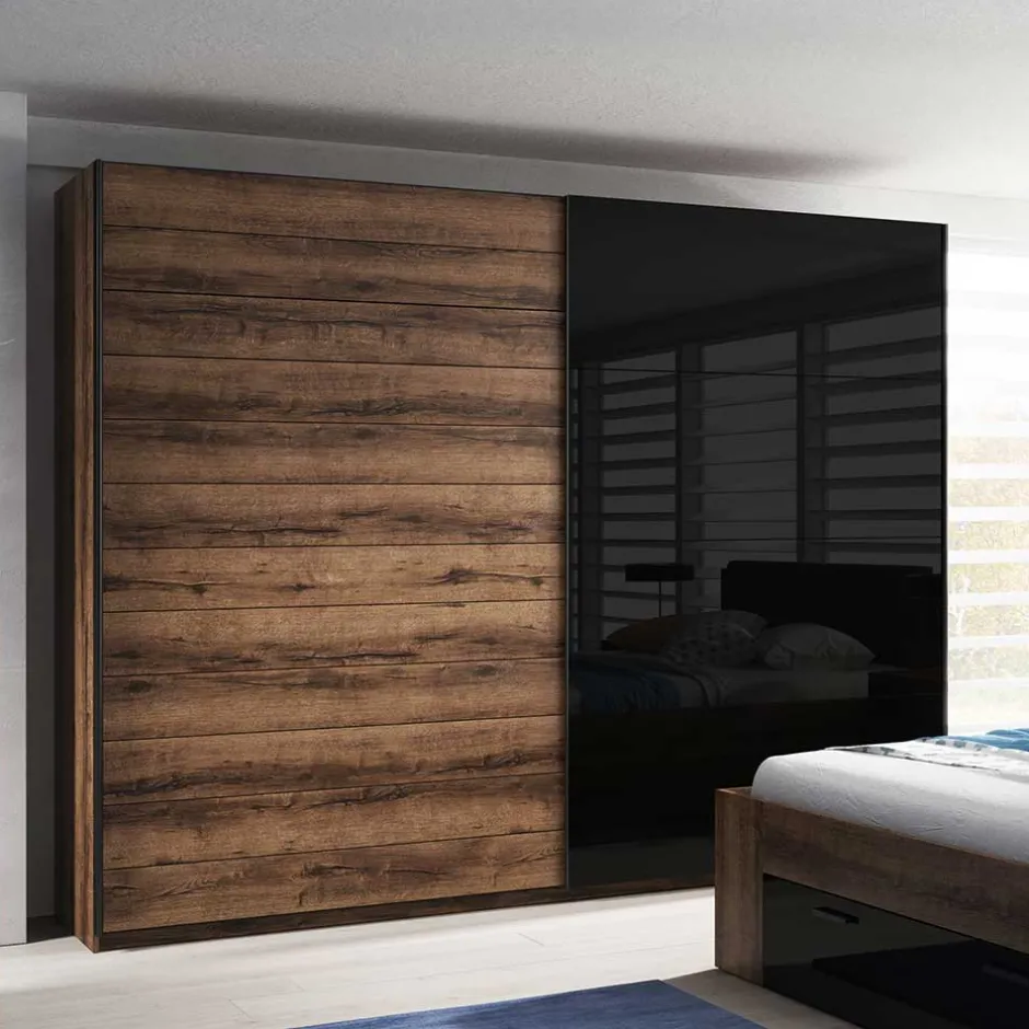 Jugendkleiderschrank|Schiebetürenschränke*Pharao24 Gleittürenschrank Mirella