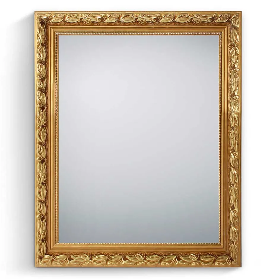 Pharao24 Goldener Spiegel Power> Wandspiegel|Schlafzimmerspiegel