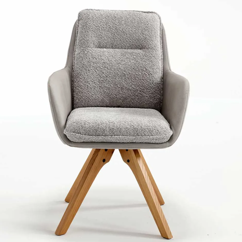 Pharao24 Graue Polsterstühle Zebastio> Polstermöbel|Küchenstühle