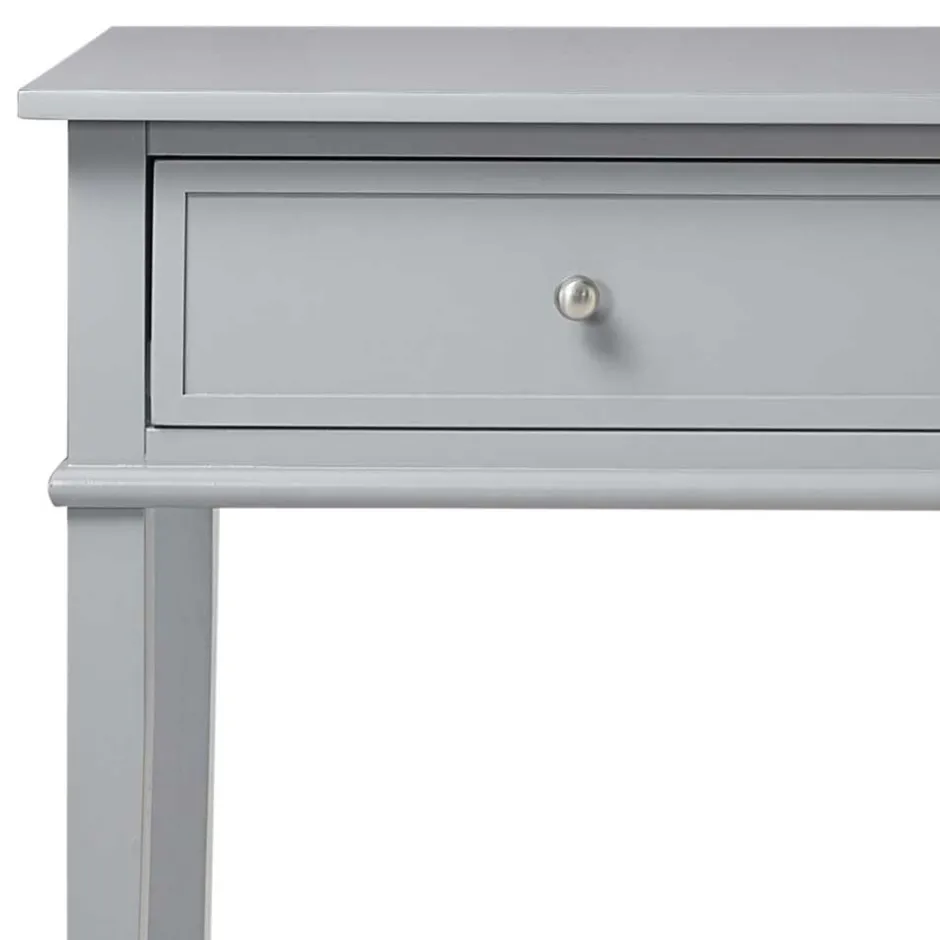 Pharao24 Grauer Konsolen Tisch Audra> Wohnzimmertisch|Konsolentische