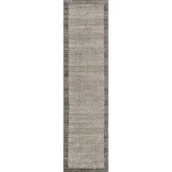 Pharao24 Grauer Kurzflor Teppich Grandios><noscript><img width=