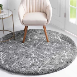 Pharao24 Grauer Langflor Teppich Cusira><noscript><img width=