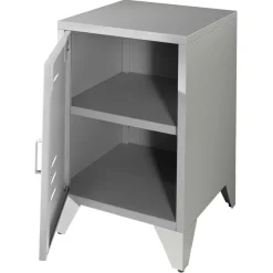 Pharao24 Grauer Nachtschrank Santobal><noscript><img width=