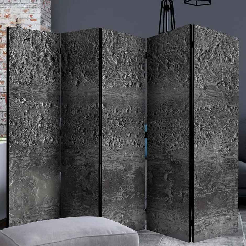 Pharao24 Grauer Paravent Liarisa> Paravents|Raumteiler