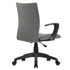 Bürostuhl*Pharao24 Grauer Schreibtischstuhl Lariusa