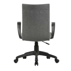 Bürostuhl*Pharao24 Grauer Schreibtischstuhl Lariusa