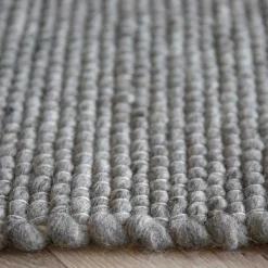 Teppiche*Pharao24 Grauer Teppich Randy