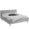 Komfortbetten|Polsterbetten*Pharao24 Graues Polster Stoffbett Lemerzi