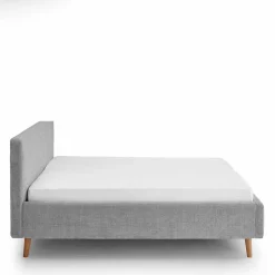 Komfortbetten|Polsterbetten*Pharao24 Graues Polster Stoffbett Lemerzi