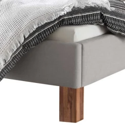 Polsterbetten*Pharao24 Graues Polsterbett Dwayne