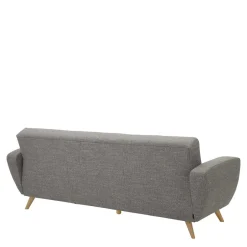 Polstermöbel|3 Sitzer Sofa*Pharao24 Graues Schlafsofa Rujona