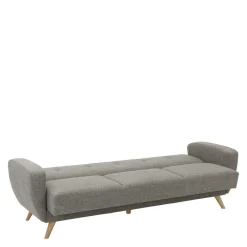 Polstermöbel|3 Sitzer Sofa*Pharao24 Graues Schlafsofa Rujona