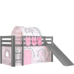 Pharao24 Graues Spielhochbett Mapino>Kinder Kinderbetten|Spielbetten