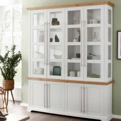 Pharao24 Große Esszimmer Vitrine Mevidra> Wohnzimmerschrank|Massivholz Schränke