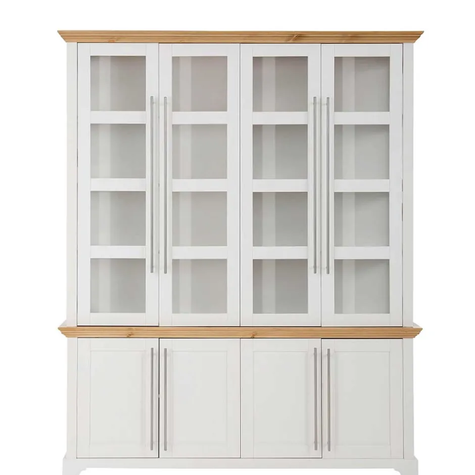 Pharao24 Große Esszimmer Vitrine Mevidra> Wohnzimmerschrank|Massivholz Schränke