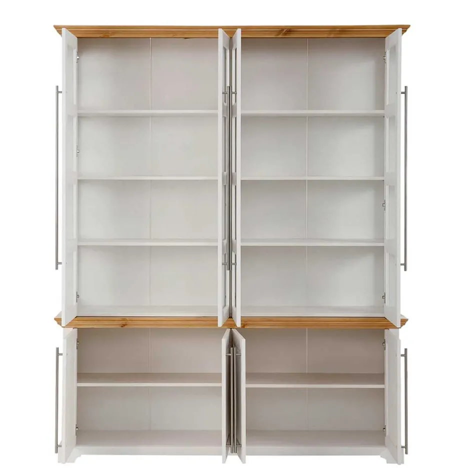 Pharao24 Große Esszimmer Vitrine Mevidra> Wohnzimmerschrank|Massivholz Schränke