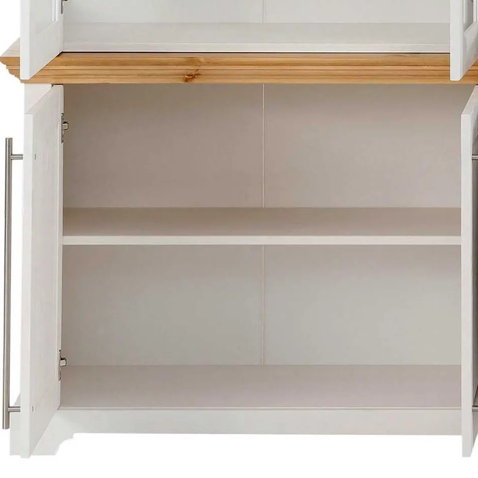 Pharao24 Große Esszimmer Vitrine Mevidra> Wohnzimmerschrank|Massivholz Schränke