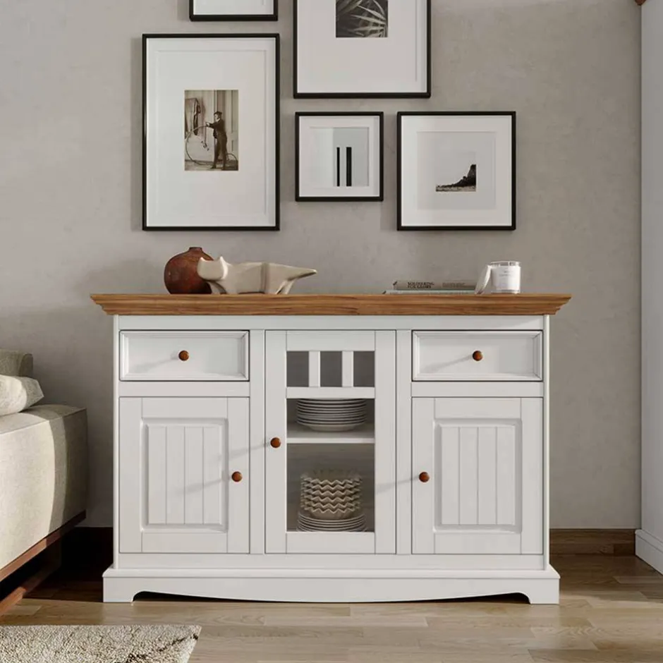 Küchenkommode|Esszimmerkommoden*Pharao24 Große Kommode Corao