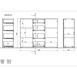 Küchenkommode|Esszimmerkommoden*Pharao24 Große Kommode Mayocin