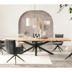 Massivholzmöbel|Küchentisch*Pharao24 Großer Esszimmertisch Cabinar