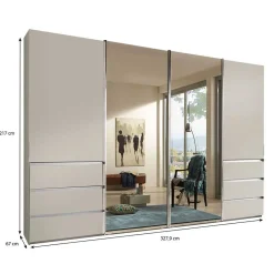 Schiebetürenschränke*Pharao24 Großer Kleiderschrank Vilas