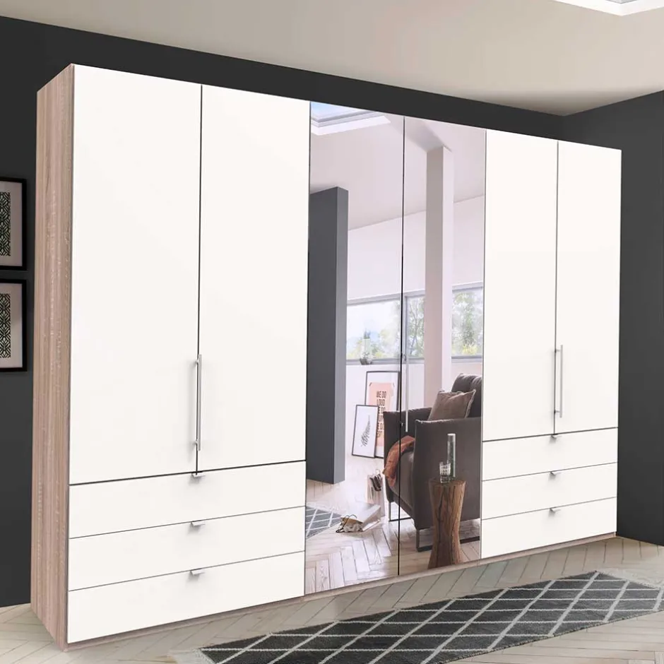 Kleiderschränke|Schlafzimmerschränke*Pharao24 Großer Schlafzimmerkleiderschrank Lolyana