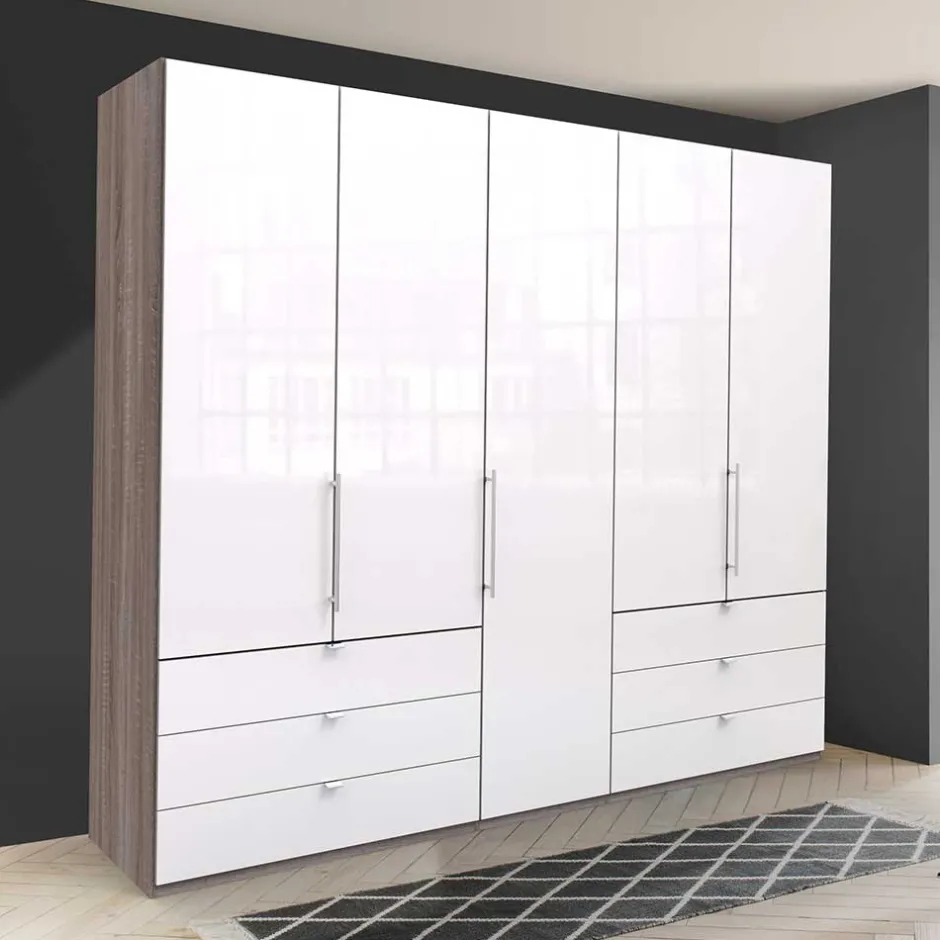 Pharao24 Großer Schlafzimmerkleiderschrank Yunidra> Kleiderschränke|Schlafzimmerschränke