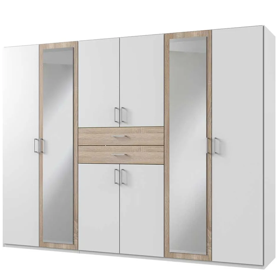 Drehtürenschränke*Pharao24 Großer Schlafzimmerschrank Emra