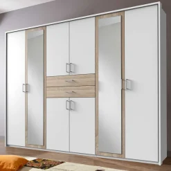 Drehtürenschränke*Pharao24 Großer Schlafzimmerschrank Emra